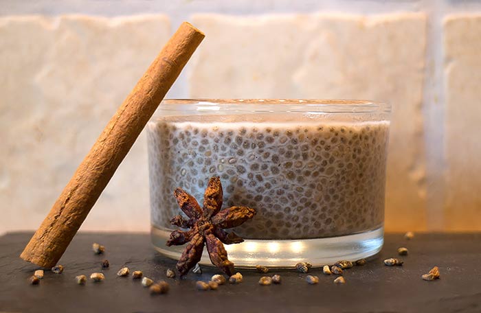 Low Carb Rezept | Chia-Pudding mit Chai-Gewürzen