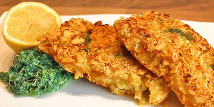 Low Carb Rezept Dorschfilet In Mandel Basilikum Panade 