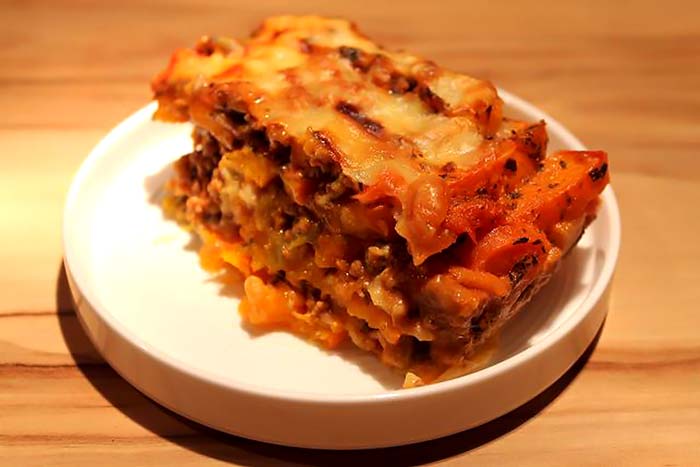 Low Carb Rezept | Low Carb Lasagne mit Kürbis