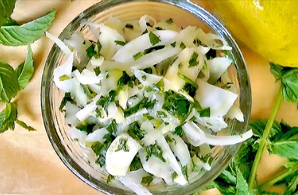 Low Carb Rezept | Minze-Fenchel-Salat